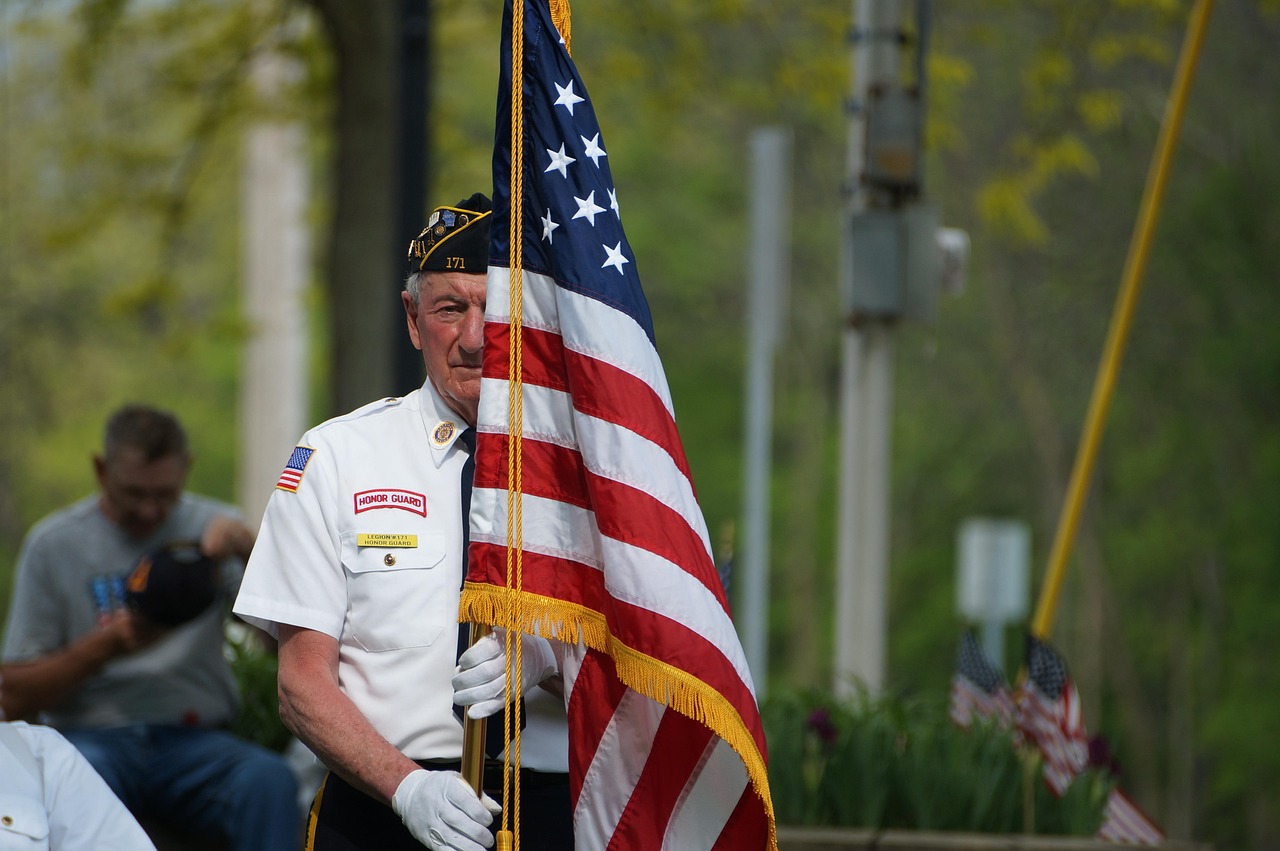 Military veterans ceremony